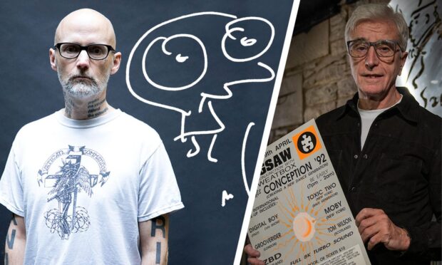 Moby and Tony Cochrane