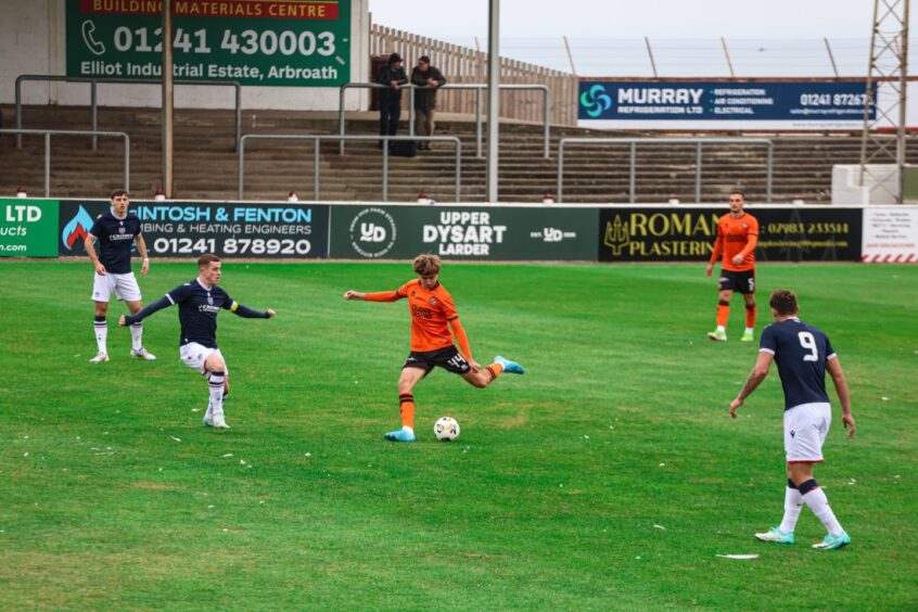 Dundee United B faced Dundee B in the Reserve Cup. Image: Dundee United