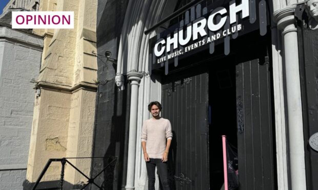 Jeff Chan, owner of Church Dundee, issued a warning to gig-goers. Image: DC Thomson.