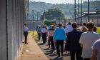 Scenes from the Recovery Walk at HMP Perth. Image: Steve MacDougall/DC Thomson