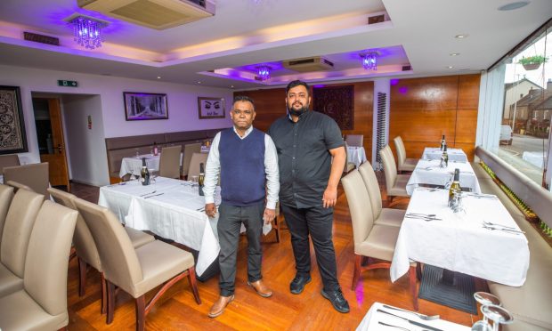 Owner Alamgir Hossain and manager Razwan Ul Karim at Dil'Se. Image: Steve MacDougall/DC Thomson