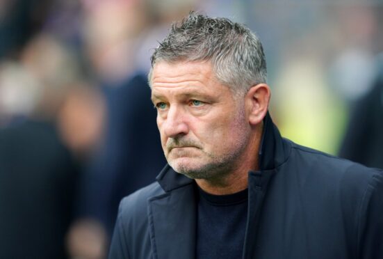 Tony Docherty is not satisfied with Dundee's recent results. Image: PA Wire