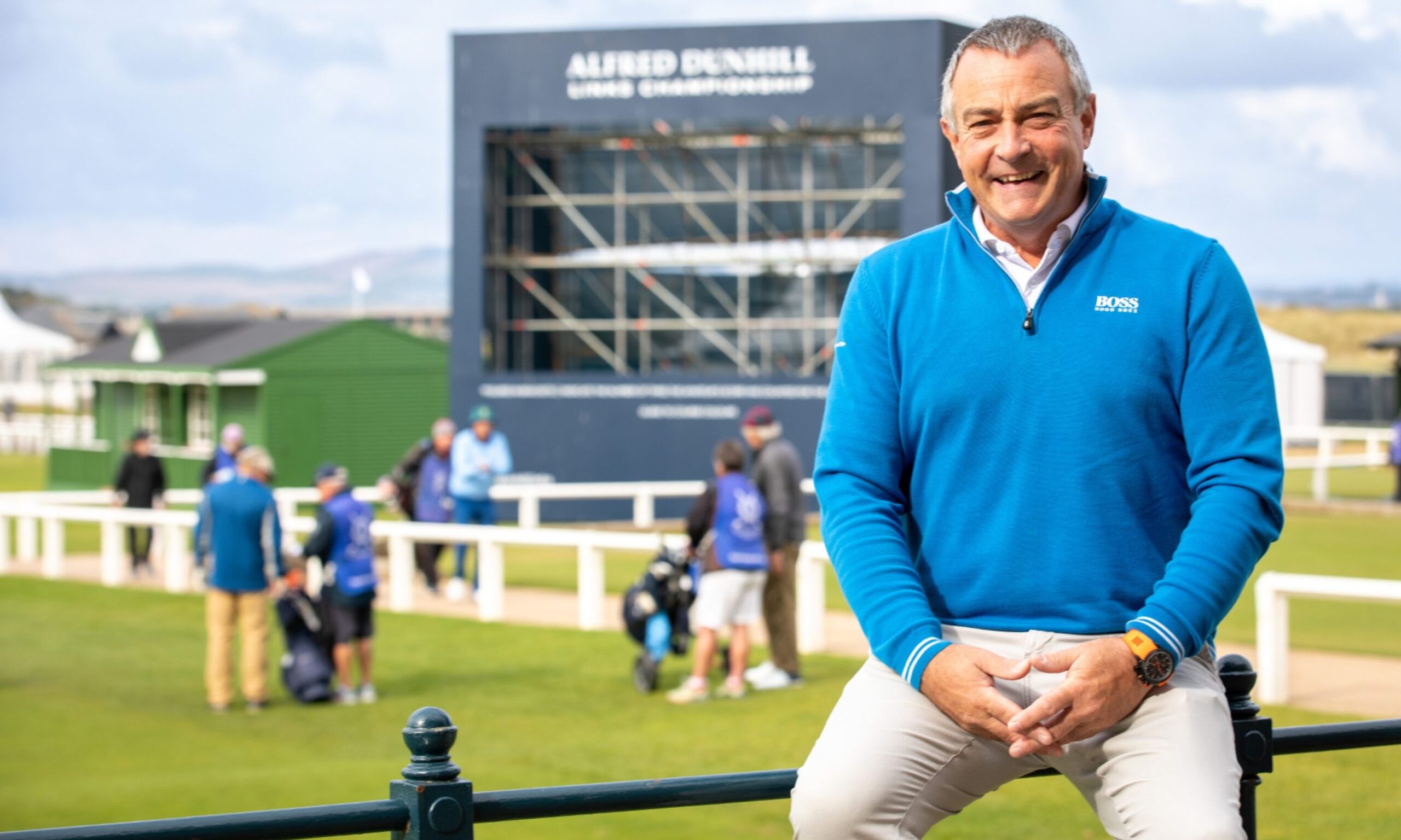 Former St Andrews golf marshal Ian MacMillan is overseeing volunteer procedures at the Alfred Dunhill Links Championship. Image: Steve Brown/DC Thomson