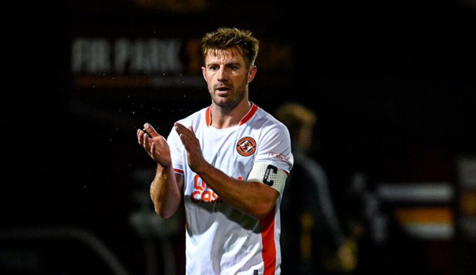 Dundee United's Ross Docherty impressed during his first full 90 minutes in six months