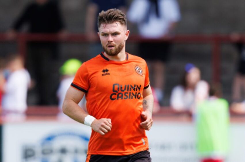 An image of Dundee United winger Glenn Middleton