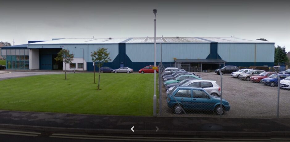 Stevens (Scotland) blinds factory at Brechin.