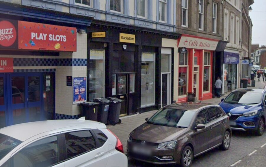 Tattoo parlour plan for Arbroath High Street.