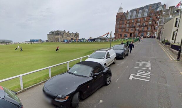 The Links is just yards from the Old Course in St Andrews.