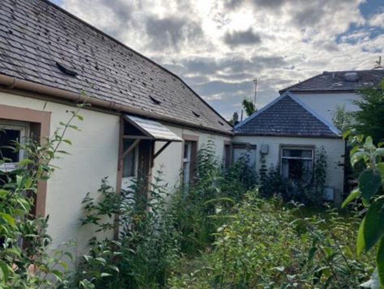 The buildings set for demolition on Brook Street in Broughty Ferry 