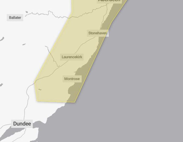 Wind warning as gusts of up to 60mph to hit Angus