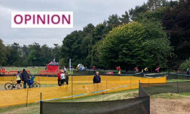 Cyclo-cross event at Camperdown Park. Image: Jim Spence