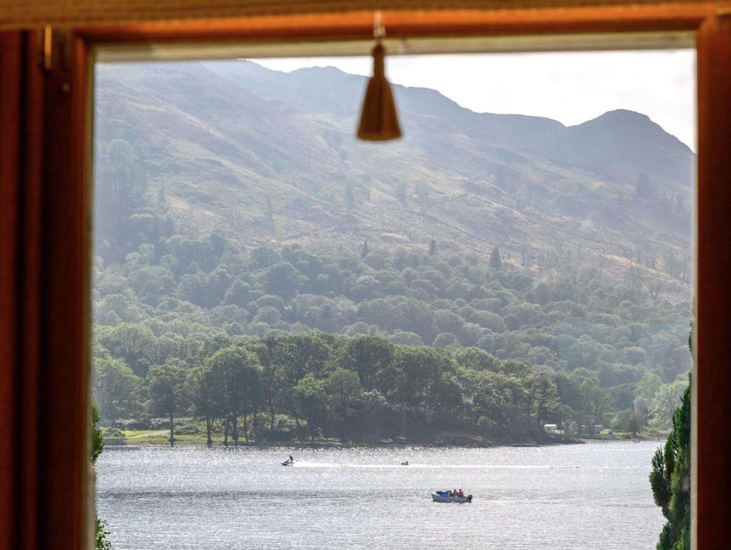 Views of Loch Earn from the property.