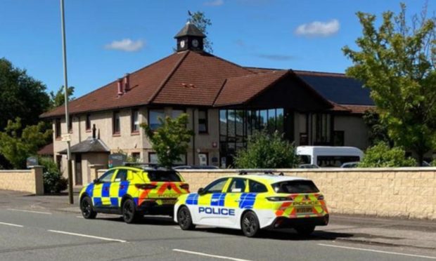 Police at Harestane Care Home. Image: Supplied