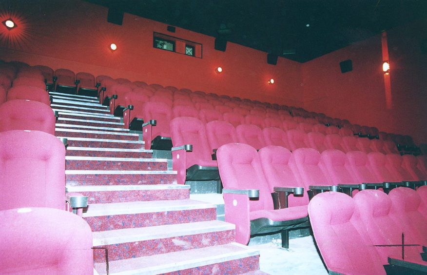 The seats were comfortable, with cup-holders attached, at the Dundee Virgin cinema.