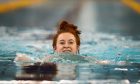 Journalist Amy hall in the 50m Olympia pool in Dundee. Image: Mhairi Edwards/DC Thomson.