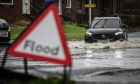 Flood alerts have been issued for across Tayside, Fife and Stirling. Image: Mhairi Edwards/DC Thomson