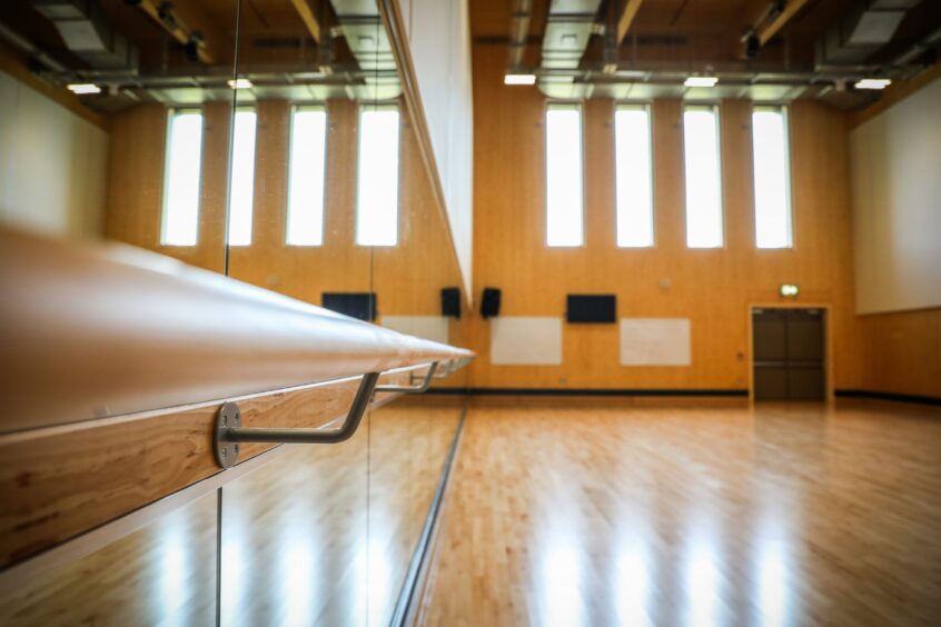 Dance studio in Dunfermline Learning Campus