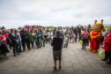 The crowds showed up in their masses to see the new facility. Image: Mhairi Edwards/DC Thomson