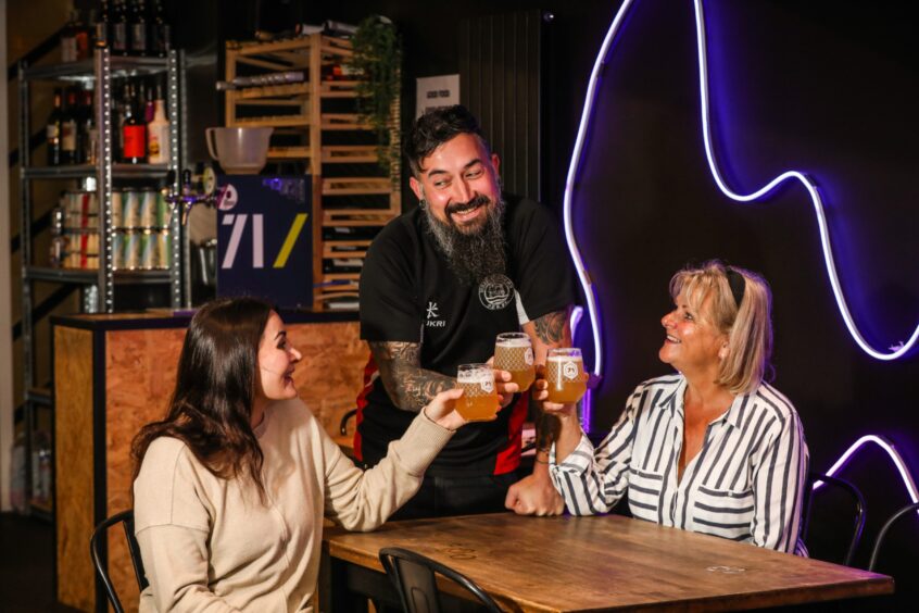 Nicola and Sian Linton, co-owners of the Ox &amp; Anchor with Nicola's mum, Fiona Boyter. 