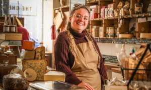 Lynsey Henderson, 28, has worked in The Cheesery since it opened. Image: Mhairi Edwards/DC Thomson