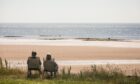 A seaside sauna will be added to the view at Monifieth beach. Image: Mhairi Edwards/DC Thomson