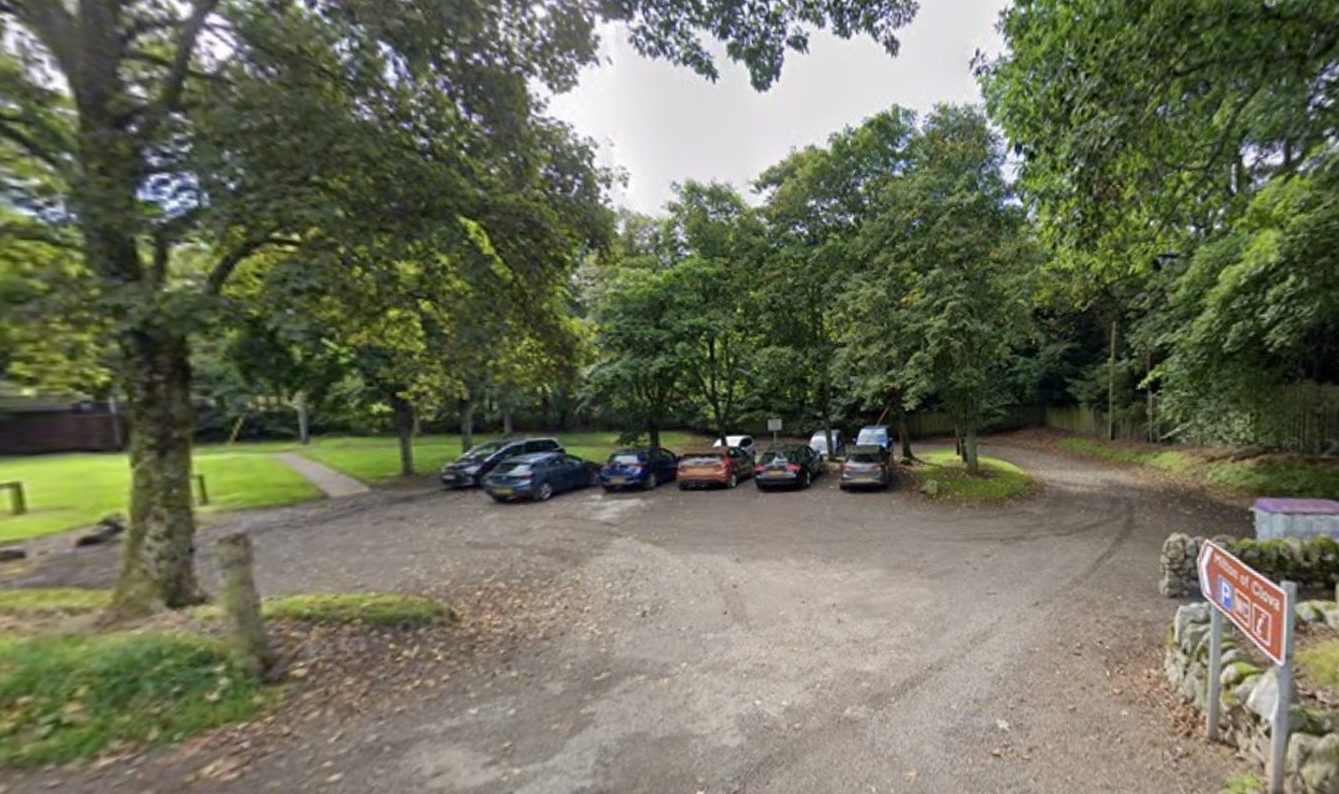 More than £80,000 will be spent improving the car park at Milton of Clova. Image: Google