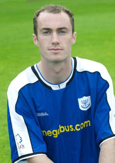 Michael Moore was one of three St Johnstone players sent off at Love Street. 