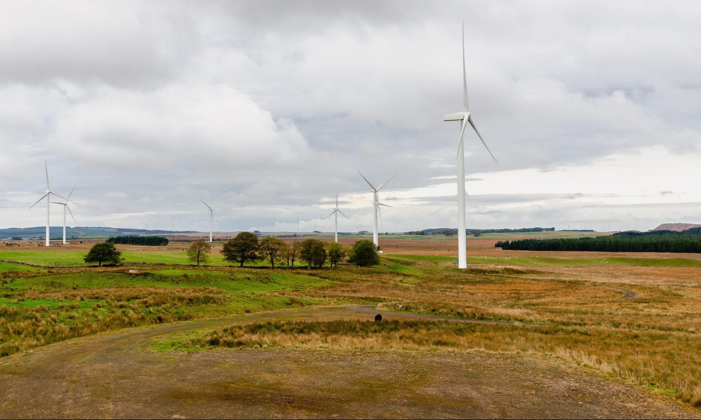 One of Muirhall Energy's other onshore wind farm projects. Image: Muirhall Energy