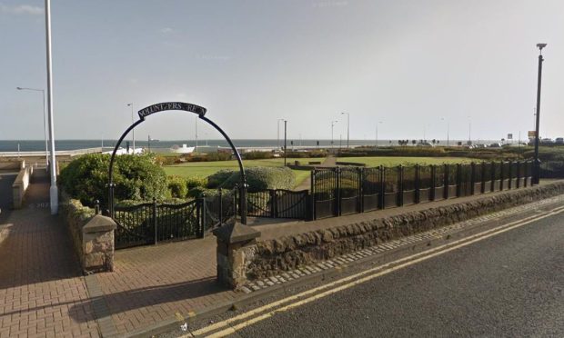 Volunteers Green in Kirkcaldy was taped off by police. Image: Google Street View