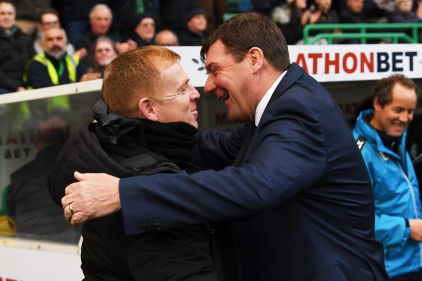 Neil Lennon and Tommy Wright.