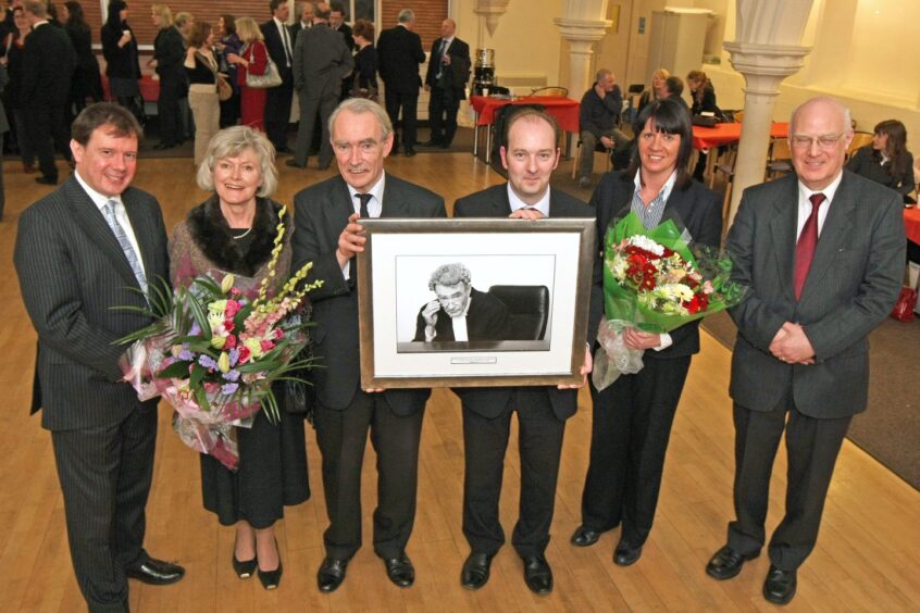 Sheriff Norrie Stein retiral from Arbroath Court.