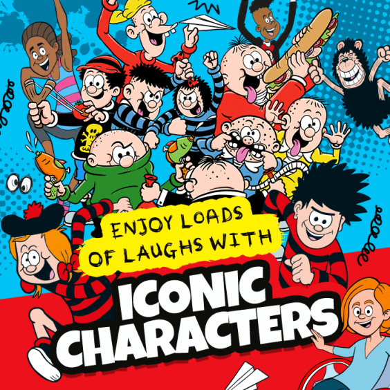 Enjoy loads of laughs with iconic comic characters (DC Thomson)