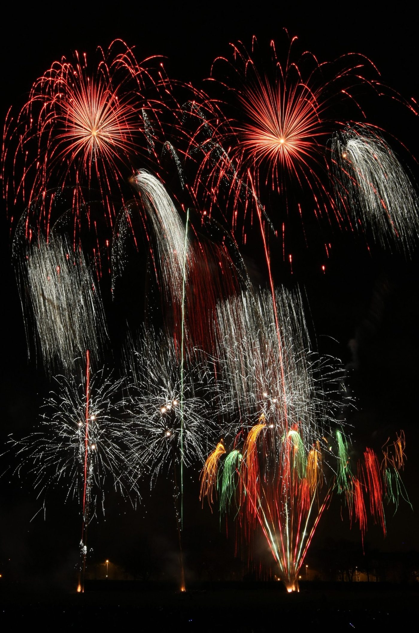 Baxter Park fireworks light up the night sky at a Bonfire Night event in 2010.