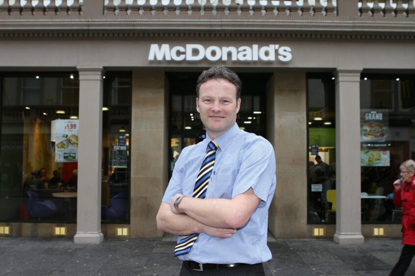 Nick McPartland, the Monifieth McDonald’s franchisee.