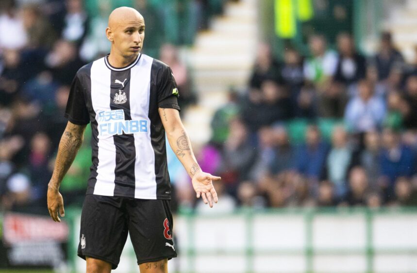 Jonjo Shelvey, pictured while at Newcastle, was coached by Allison prior to his loan move to Caykur Rizespor