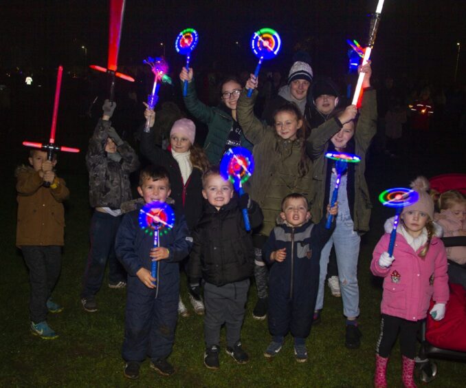 Children at Lochee Park in 2018. 