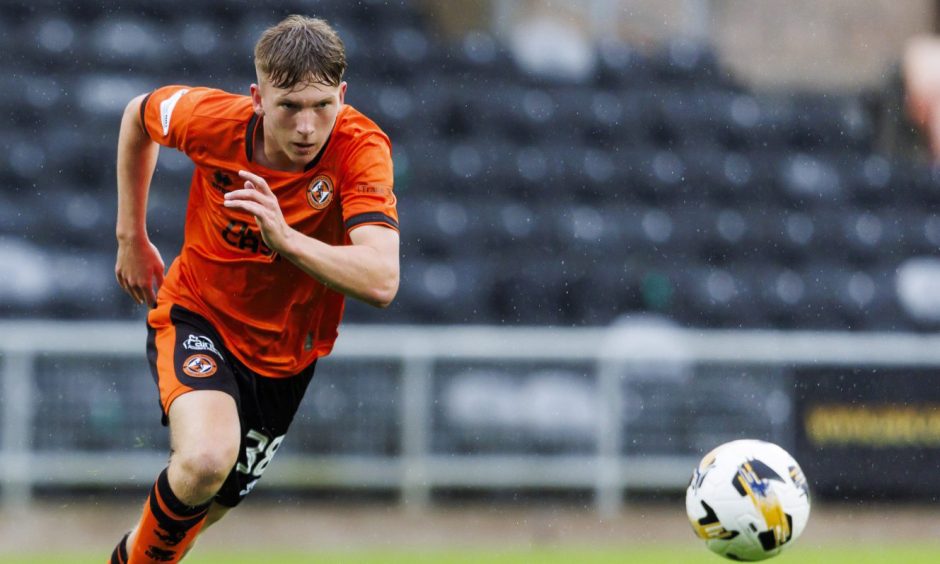 Brandon Forbes during his time at Dundee United