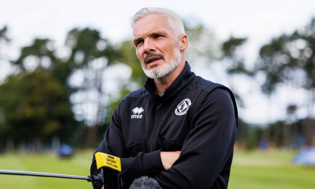 Jim Goodwin speaks to the media