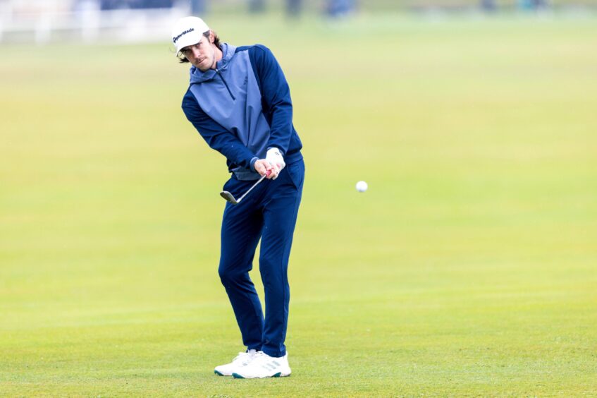 Gareth Bale at the 2024 Alfred Dunhill Links Championship. 