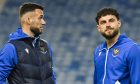 Ross Sinclair and Josh Rae before St Johnstone's game against Rangers.