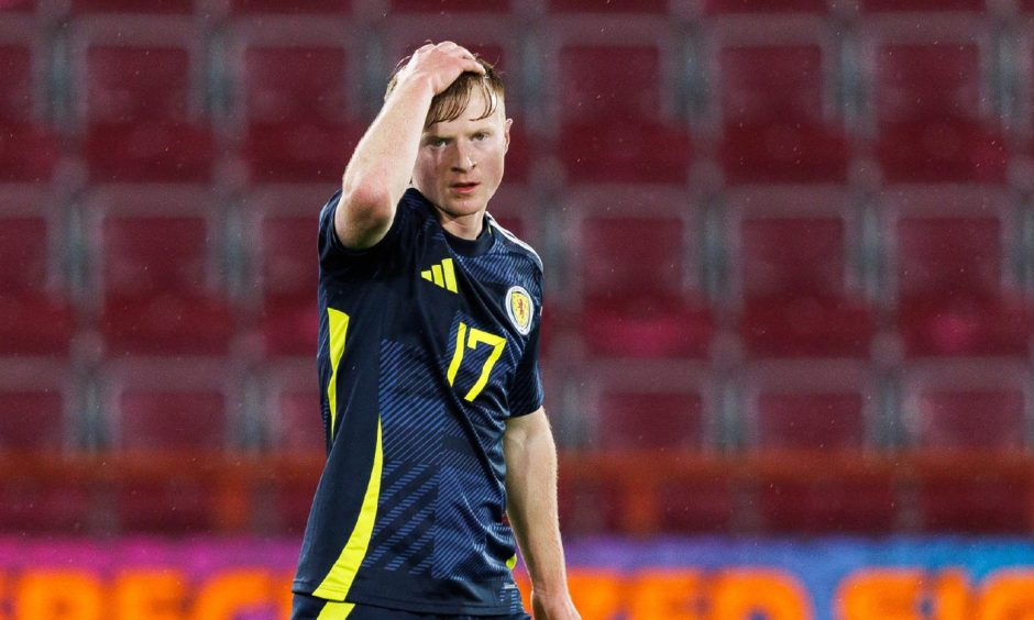 Lyall Cameron and Scotland lost at home to Belgium. Image: Ross Parker/SNS