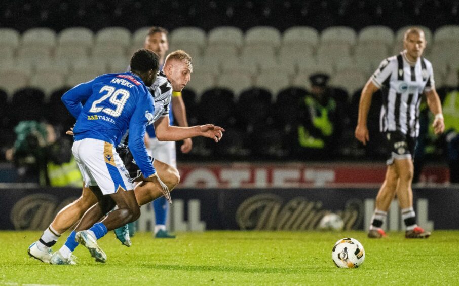 Benji Kimpioka was fouled in the build-up to a disallowed goal and then substituted straight after.