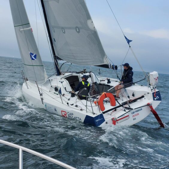 World champion offshore sailor Calanach Finlayson from Angus.