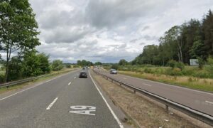 A9 southbound carriageway