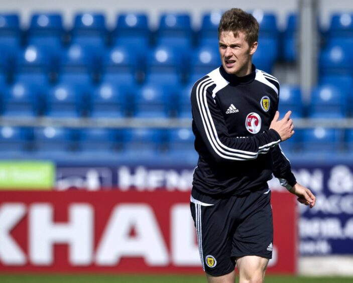 Paul Dixon on Scotland duty