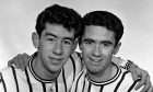 1965/1966 Dunfermline brothers Tommy Callaghan and Willie Callaghan.