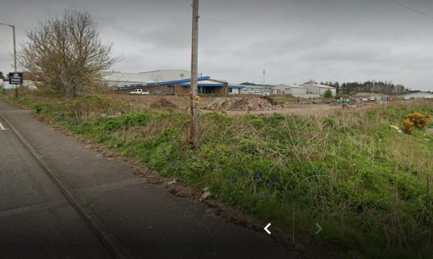 The battery energy storage plant would be built on vacant ground at Kirkton Industrial Estate in Arbroath. Image: Google