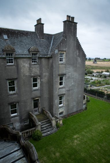 A view from the roof of the house.