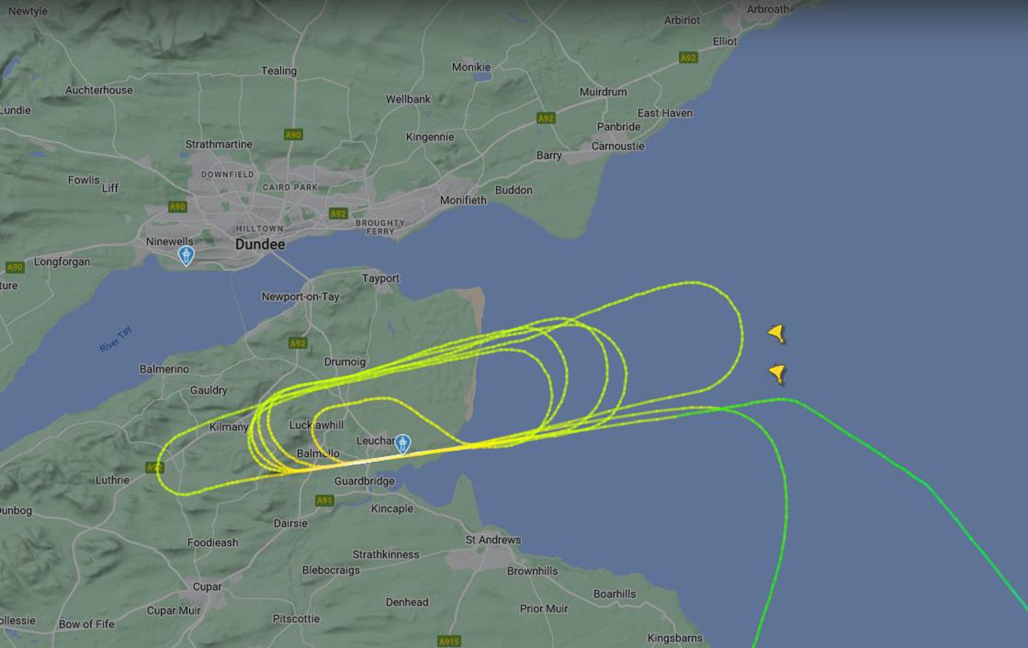 Watch as huge RAF cargo plane lands at Leuchars