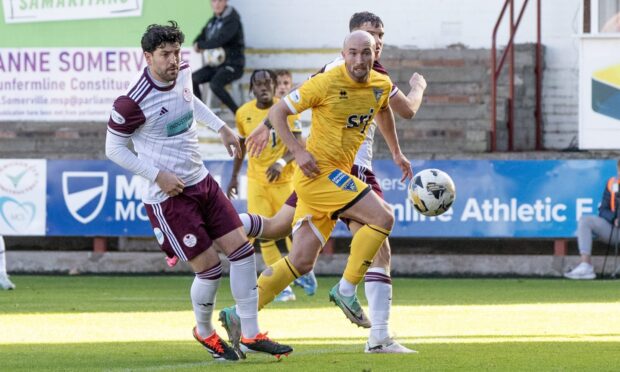 Action from Dunfermline Athletic's victory over Kelty Hearts in last season's Challenge Cup.